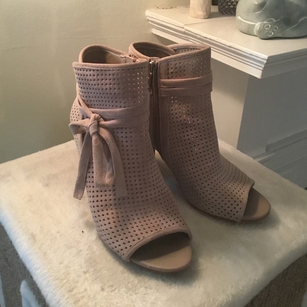 Designer Open Toed Booties